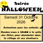 Soirée Halloween - Samedi 31 octobre 2026 à partir de 18h00